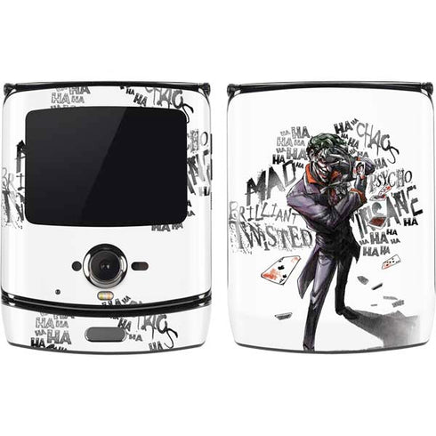 DC Comics The Joker Brilliantly Twisted Motorola RAZR Skin