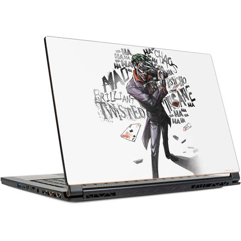 DC Comics The Joker Brilliantly Twisted MSI GS65 Stealth Laptop Skin