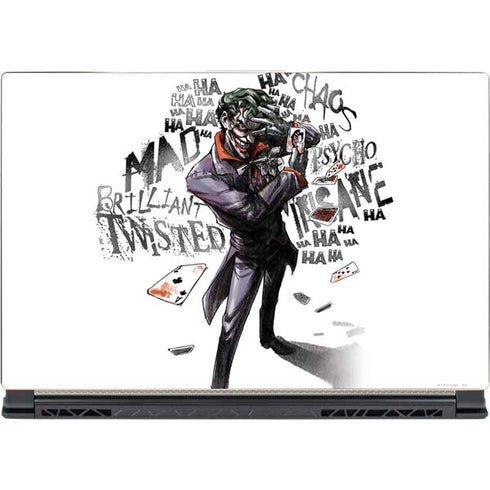 DC Comics The Joker Brilliantly Twisted MSI GS65 Stealth Laptop Skin