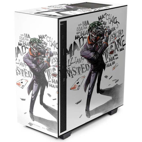 DC Comics The Joker Brilliantly Twisted NZXT H510 Compact ATX Mid-Tower Case Skin