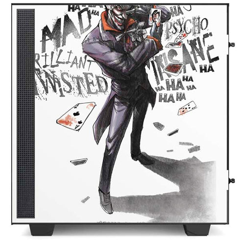 DC Comics The Joker Brilliantly Twisted NZXT H510 Compact ATX Mid-Tower Case Skin