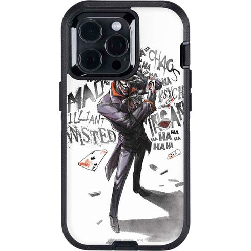DC Comics The Joker Brilliantly Twisted Otterbox Defender iPhone Skin