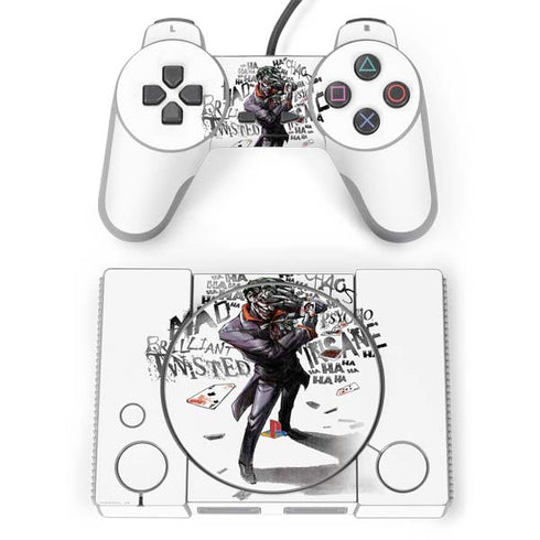 DC Comics The Joker Brilliantly Twisted PlayStation Classic Bundle Skin