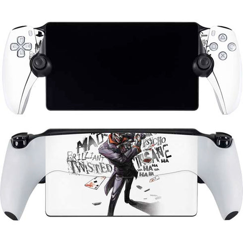 DC Comics The Joker Brilliantly Twisted PlayStation Portal Remote Player Skin