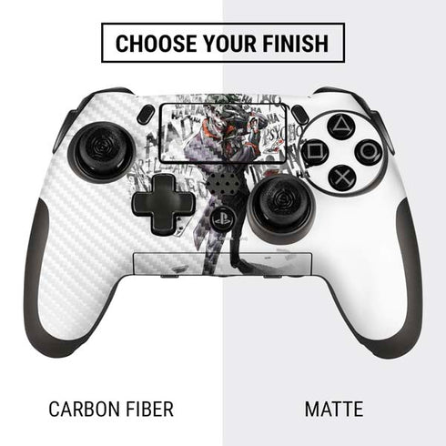 DC Comics The Joker Brilliantly Twisted PlayStation Scuf Vantage 2 Controller Skin