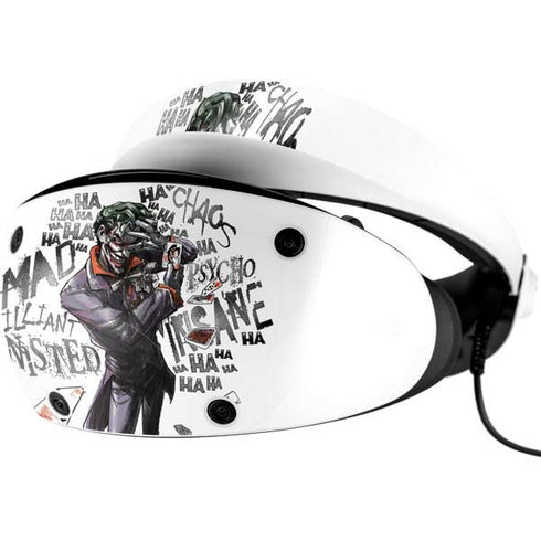 DC Comics The Joker Brilliantly Twisted PlayStation VR2 Skin