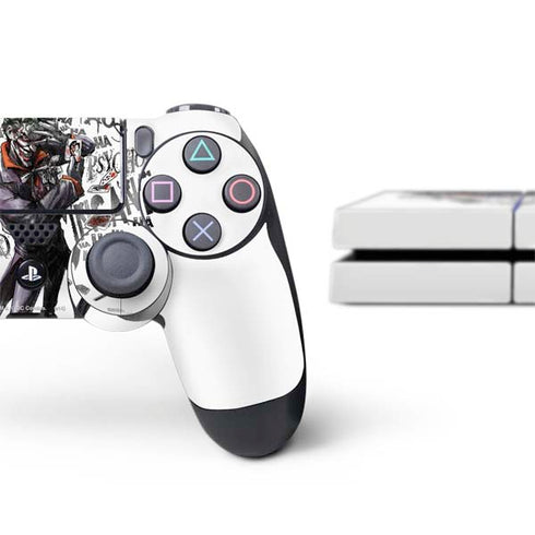 DC Comics The Joker Brilliantly Twisted PS4 Console and Controller Bundle Skin