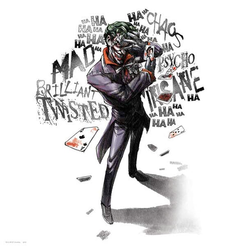 DC Comics The Joker Brilliantly Twisted PS4 Controller Skin