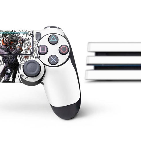 DC Comics The Joker Brilliantly Twisted PS4 Pro Bundle Skin