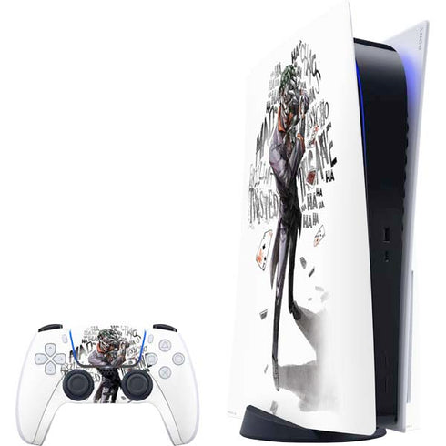 DC Comics The Joker Brilliantly Twisted PS5 Bundle Skin