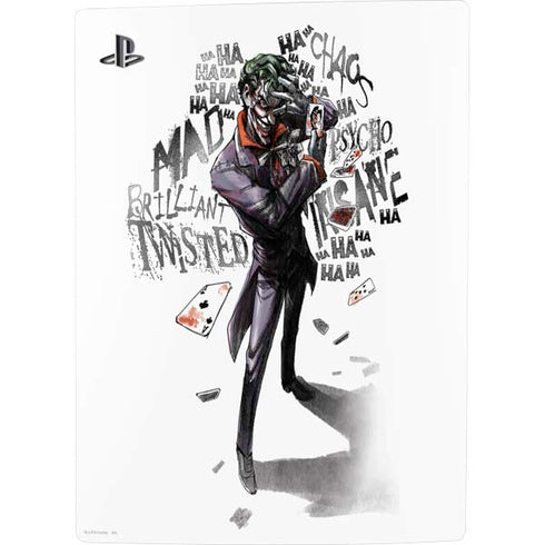DC Comics The Joker Brilliantly Twisted PS5 Bundle Skin