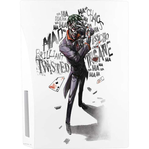 DC Comics The Joker Brilliantly Twisted PS5 Console Skin