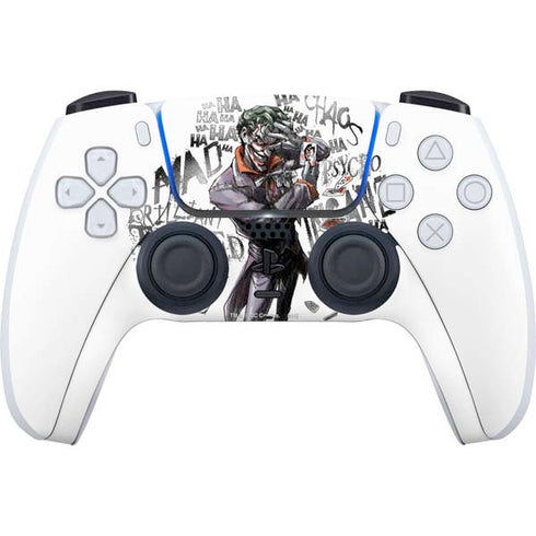 DC Comics The Joker Brilliantly Twisted PS5 Controller Skin
