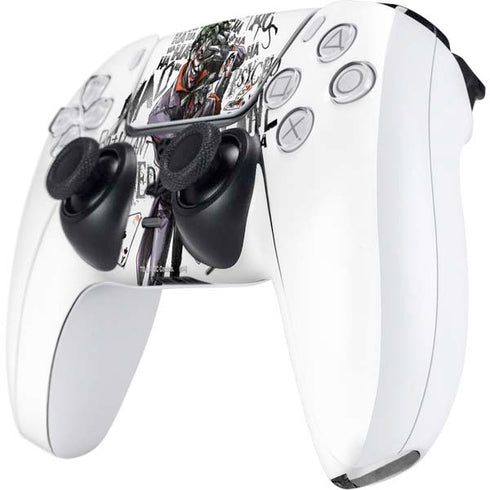 DC Comics The Joker Brilliantly Twisted PS5 Controller Skin