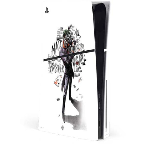 DC Comics The Joker Brilliantly Twisted PS5 Slim Disk Console Skin