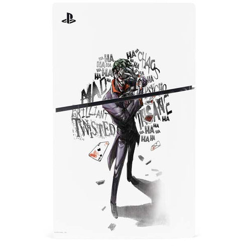 DC Comics The Joker Brilliantly Twisted PS5 Slim Disk Console Skin