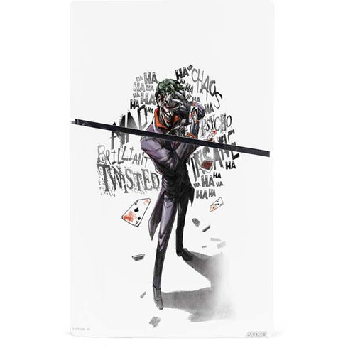 DC Comics The Joker Brilliantly Twisted PS5 Slim Digital Edition Bundle Skin