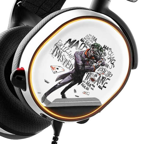 DC Comics The Joker Brilliantly Twisted SteelSeries Arctis 5 Skin