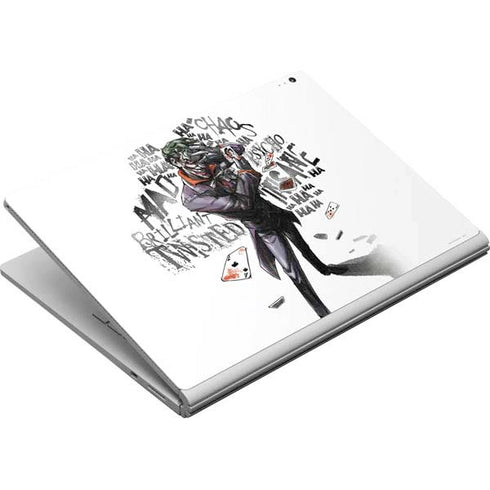 DC Comics The Joker Brilliantly Twisted Surface Book Skin