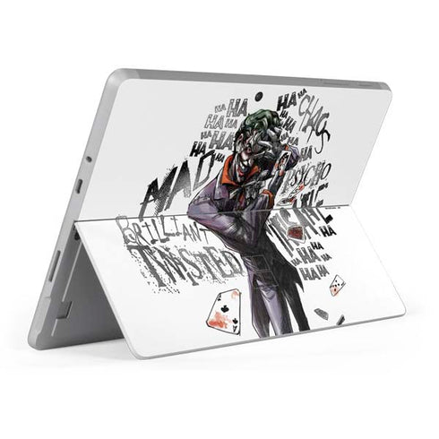 DC Comics The Joker Brilliantly Twisted Surface Go Skin