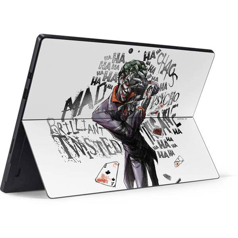 DC Comics The Joker Brilliantly Twisted Surface Pro 6 Skin
