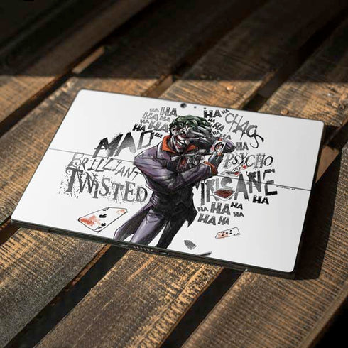 DC Comics The Joker Brilliantly Twisted Surface Pro 6 Skin