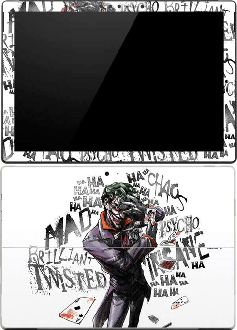 DC Comics The Joker Brilliantly Twisted Surface Pro (2017) Skin
