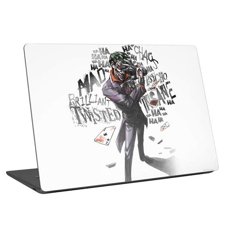 DC Comics The Joker Brilliantly Twisted Universal Laptop 16.6in (13.4 x 9.7in) Skin