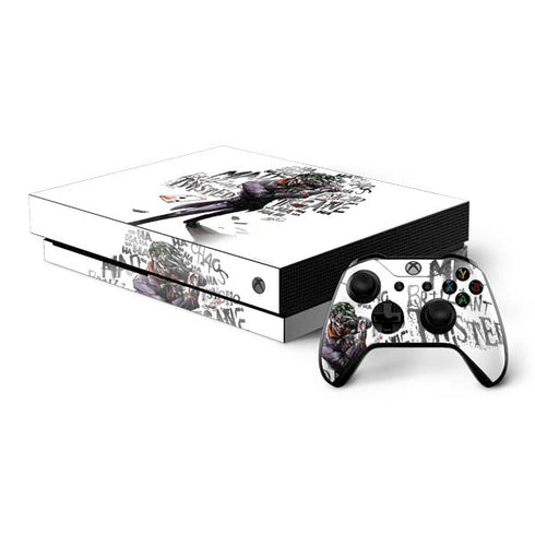 DC Comics The Joker Brilliantly Twisted Xbox One X Bundle Skin
