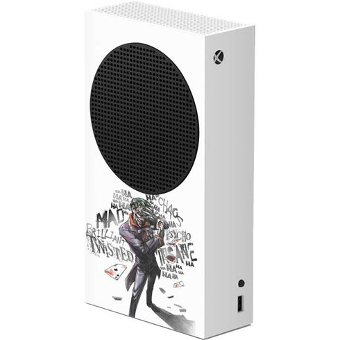 DC Comics The Joker Brilliantly Twisted Xbox Series S Console Skin