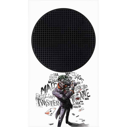 DC Comics The Joker Brilliantly Twisted Xbox Series S Console Skin
