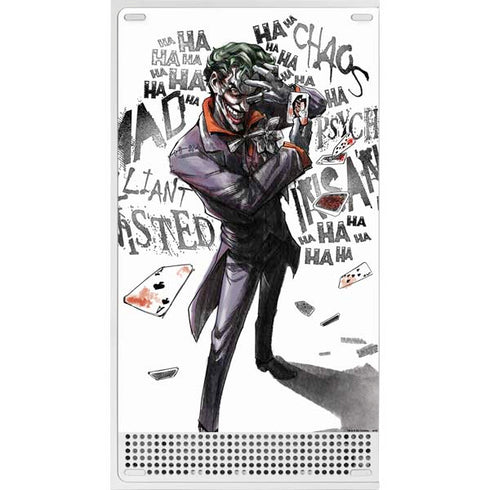 DC Comics The Joker Brilliantly Twisted Xbox Series S Console Skin