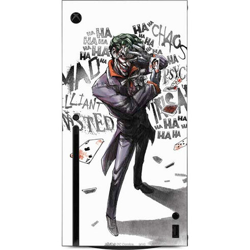 DC Comics The Joker Brilliantly Twisted Xbox Series X Console Skin