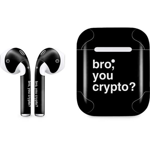 Bro You Crypto Apple AirPods 2 Skin