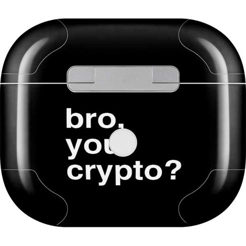 Bro You Crypto Apple AirPods (3rd Gen 2021) Skin