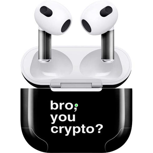 Bro You Crypto Apple AirPods (3rd Gen 2021) Skin