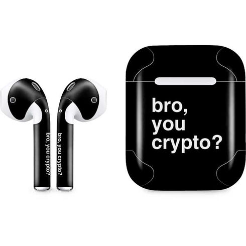 Bro You Crypto Apple AirPods Skin