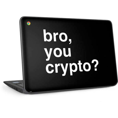 Bro You Crypto HP Chromebook Skin