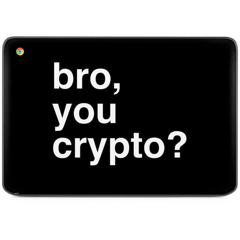 Bro You Crypto HP Chromebook Skin