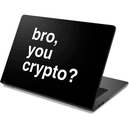Bro You Crypto Dell Chromebook Skin