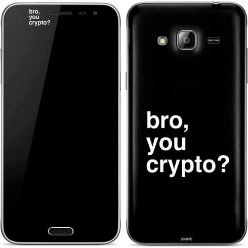 Bro You Crypto Galaxy J3 Skin