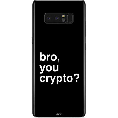 Bro You Crypto Galaxy Note 8 Skin