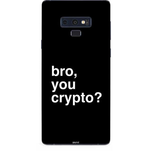 Bro You Crypto Galaxy Note 9 Skin