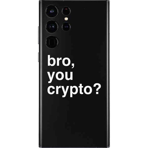 Bro You Crypto Galaxy S22 Ultra Skin