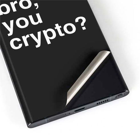 Bro You Crypto Galaxy S22 Ultra Skin