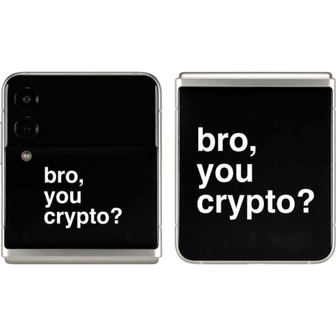 Bro You Crypto Galaxy Z Flip3 5G Skin