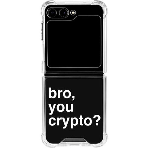 Bro You Crypto Galaxy Z Flip5 5G Clear Case