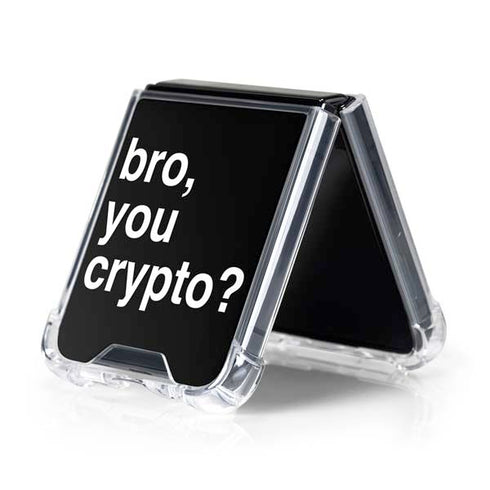Bro You Crypto Galaxy Z Flip5 5G Clear Case