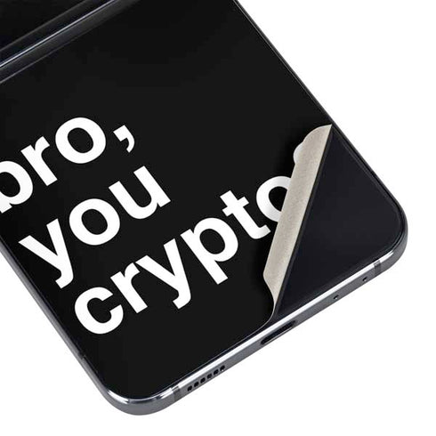 Bro You Crypto Galaxy Z Flip5 5G Skin