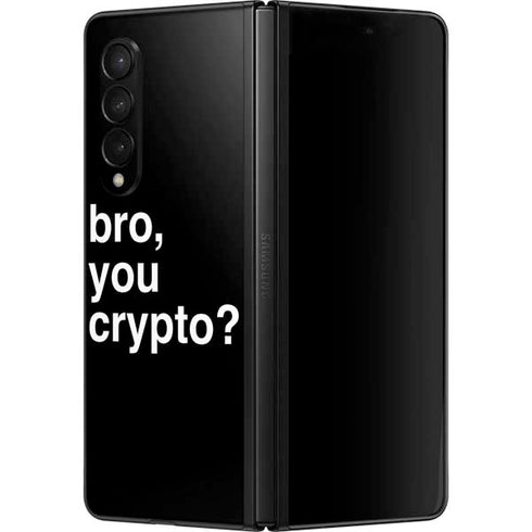 Bro You Crypto Galaxy Z Fold3 5G Skin